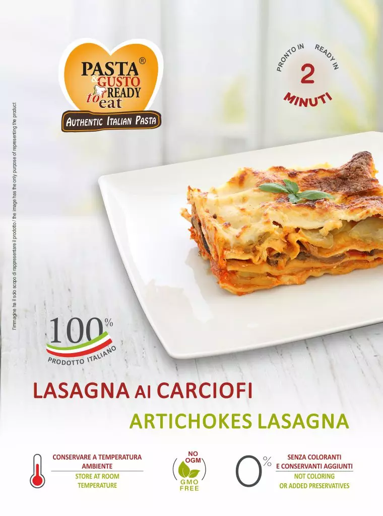 Artichokes Lasagna. Ready in just 2 minutes. www.pastareadytoeat.com Artichokes Lasagna. Ready in just 2 minutes. www.pastareadytoeat.com