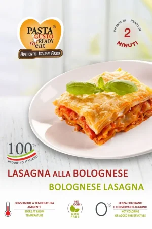 Bolognese Lasagna. Ready in just 2 minutes. www.pastareadytoeat.com