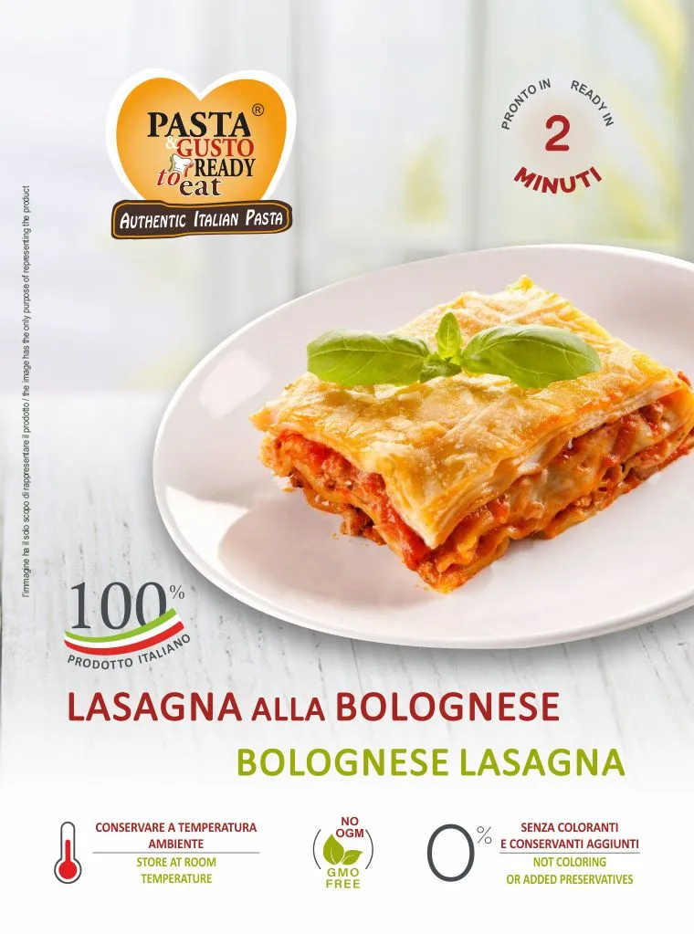 Bolognese Lasagna. Ready in just 2 minutes. www.pastareadytoeat.com Bolognese Lasagna. Ready in just 2 minutes. www.pastareadytoeat.com