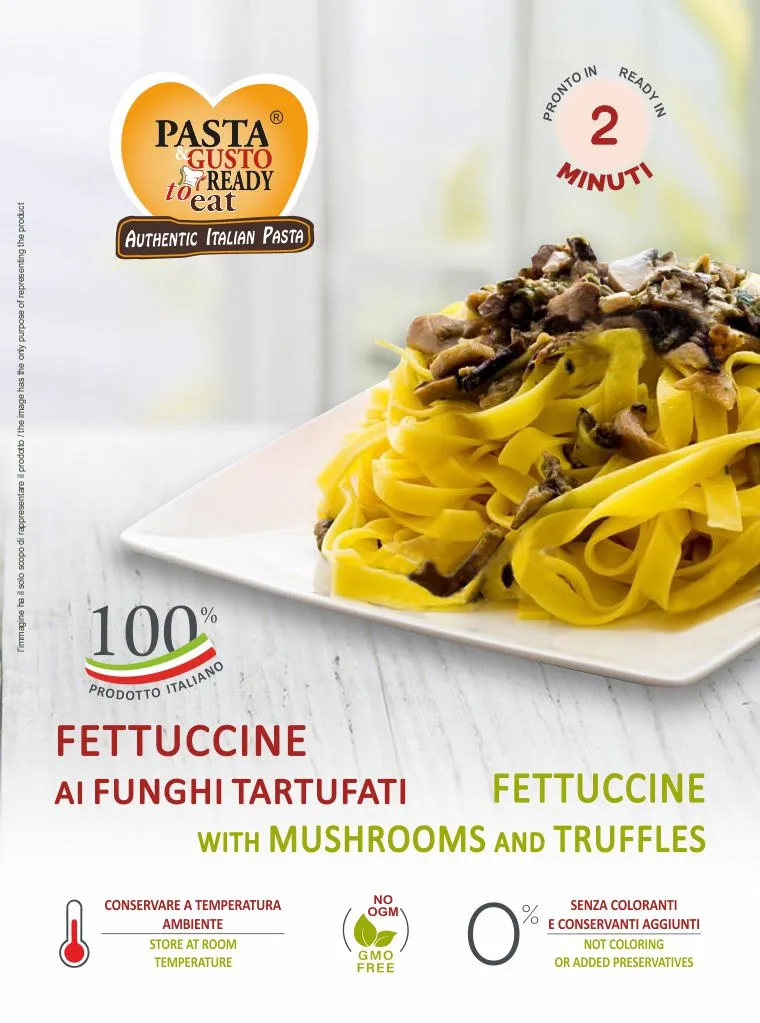 Fettuccine with Mushrooms and Truffles Ready in just 2 minutes. www.pastareadytoeat.com Fettuccine with Mushrooms and Truffles Ready in just 2 minutes. www.pastareadytoeat.com
