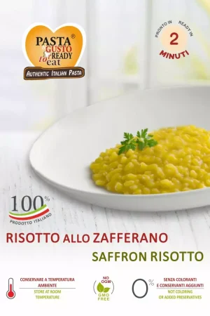 Saffron Risotto. Ready in just 2 minutes. www.pastareadytoeat.com