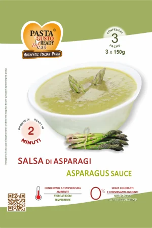 Asparagus Sauce. Ready in just 2 minutes. www.pastareadytoeat.com