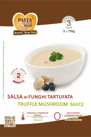 Truffle and Mushrooms. Ready in just 2 minutes. www.pastareadytoeat.com