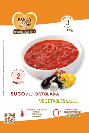 Vegetables Sauce. Ready in just 2 minutes. www.pastareadytoeat.com